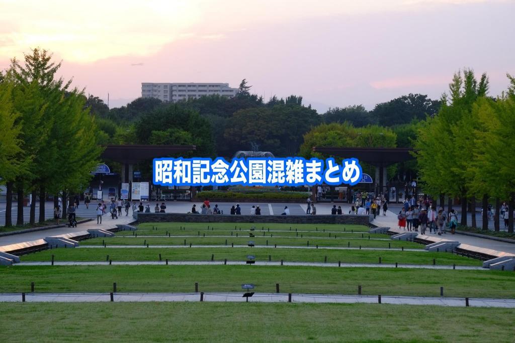 【昭和記念公園混雑予想2024】春夏休み(GWお盆)&平日と土日！駐車場の渋滞回避