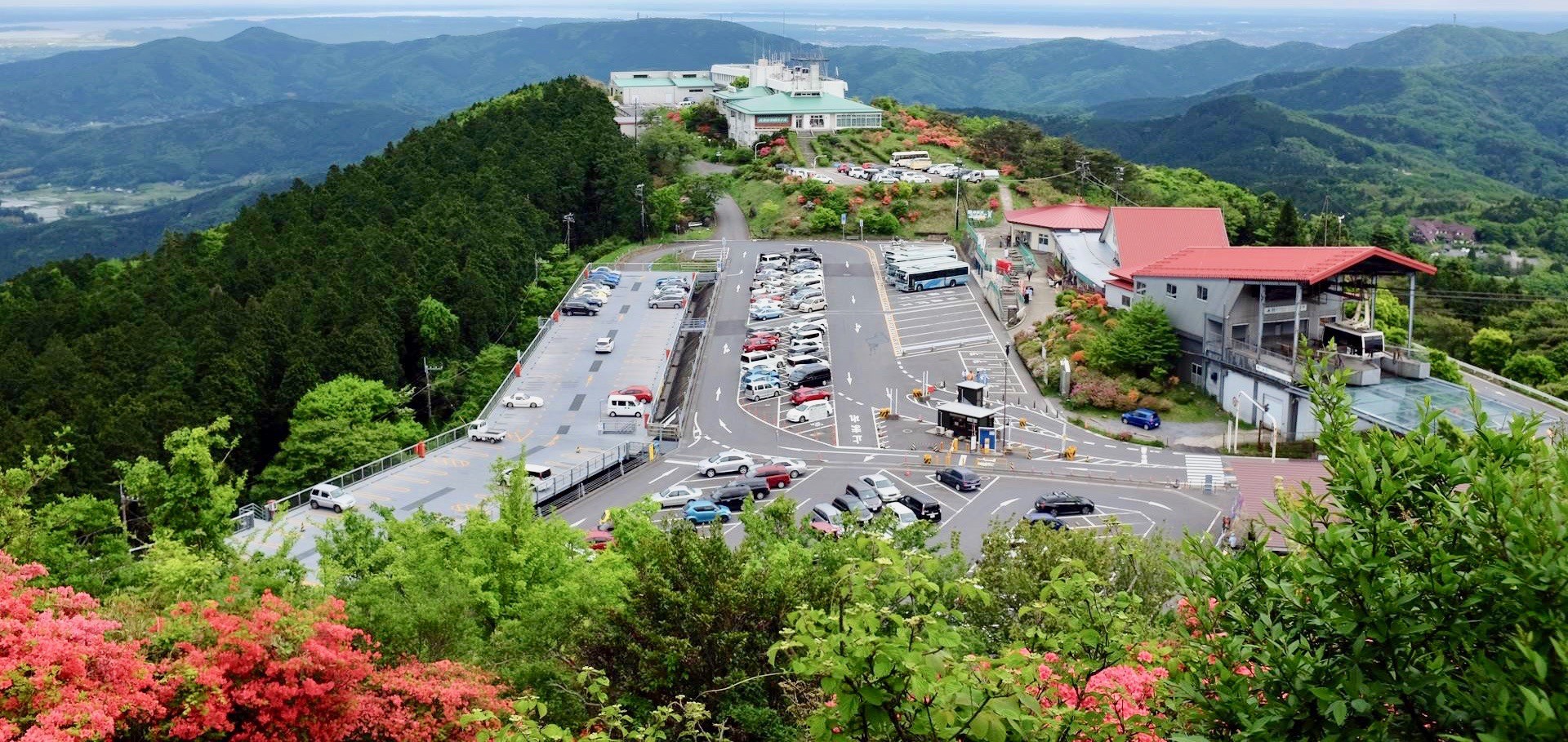 筑波山　駐車場　混雑