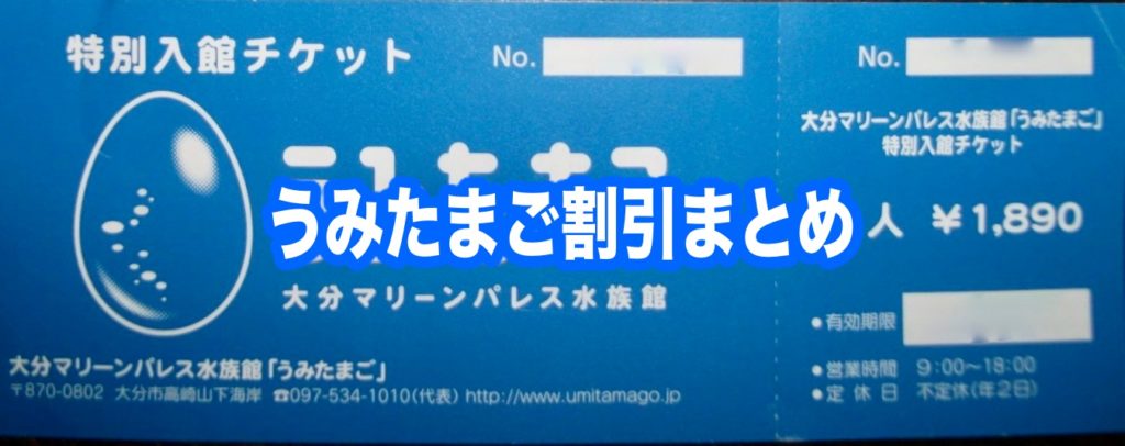 【うみたまご割引】2024年最安値クーポン(無料券)は？チケット料金11選