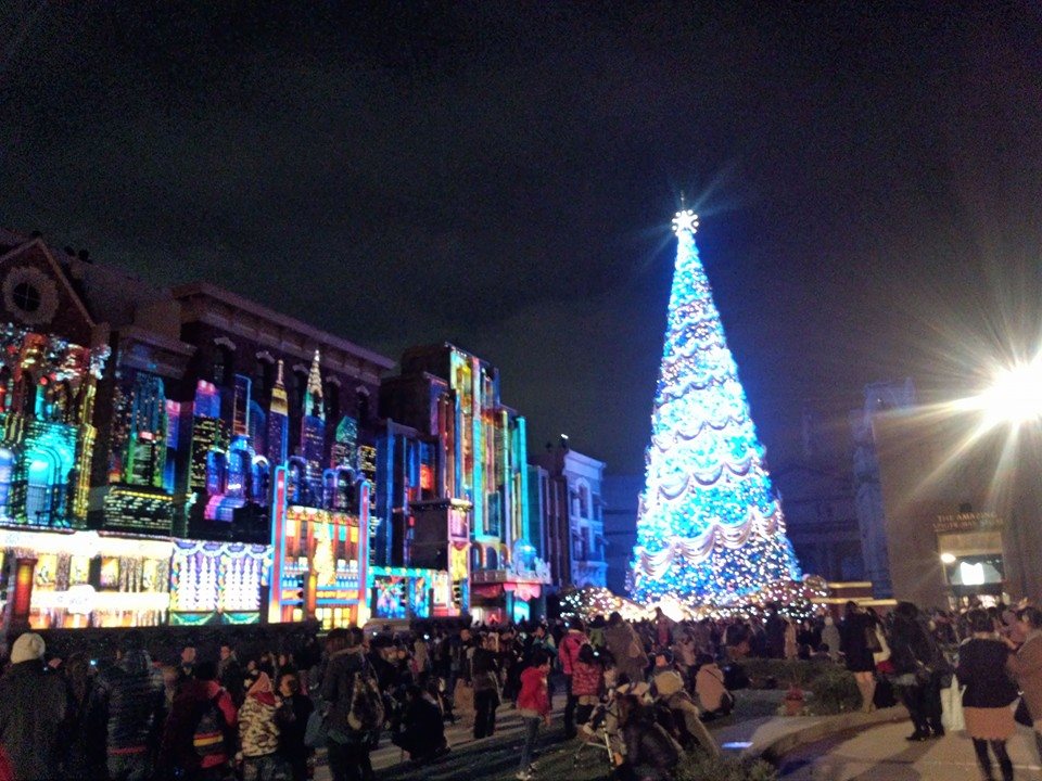 USJ クリスマス　混雑