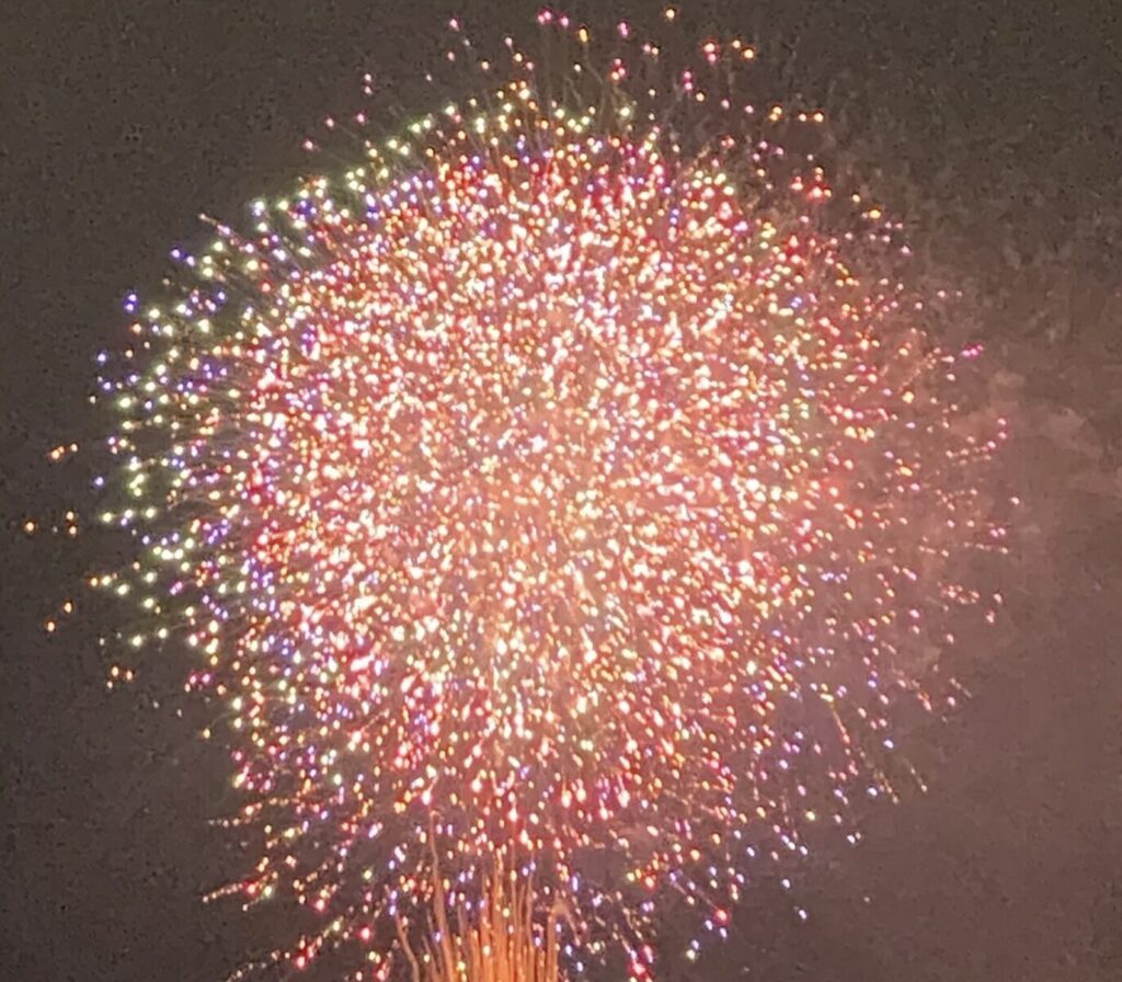 隅田川花火大会の混雑している時間帯